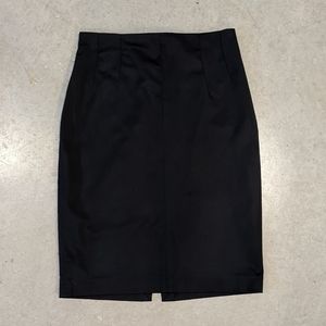 Black pencil skirt